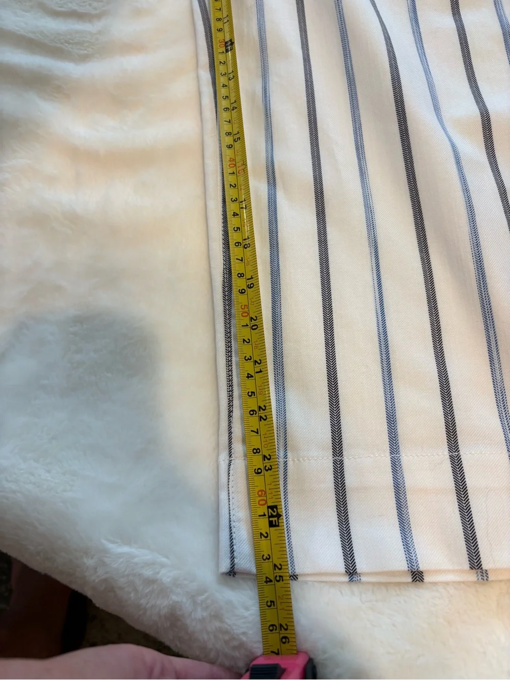 Madewell Slim Emmett Wide Leg Crop Pants 28 Montpellier Stripe NWT High Rise - Picture 11 of 11